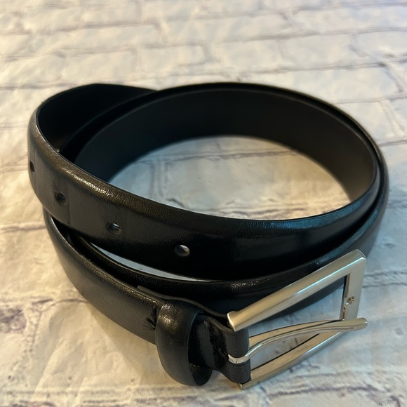 Jos. A. Bank Accessories Josabanks Genuine Leather Mens Black Belt